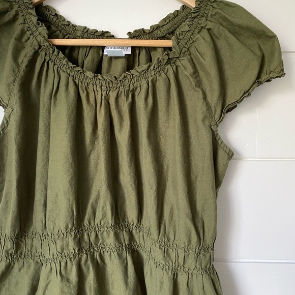 MOTHERHOOD MATERNITY Olive Green Embroidered Top - Picture 3 of 5